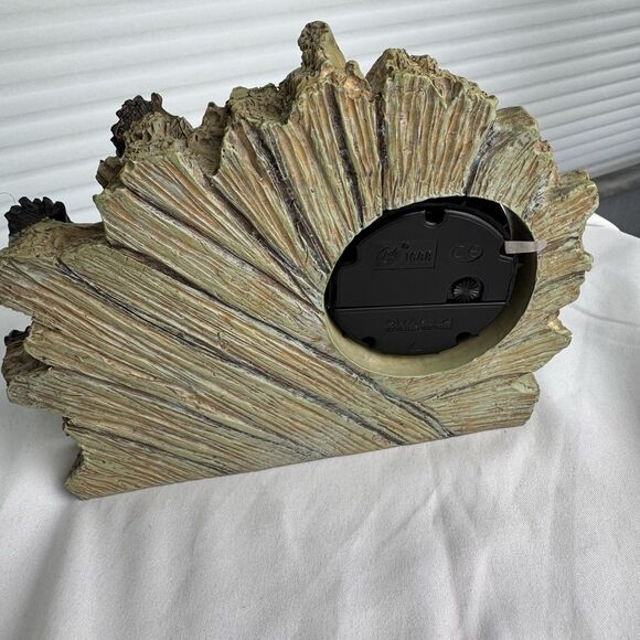 Wild Horses Quartz Clock Carved Stone For Mantel, Desk Or Shelf Tested - Picture 5 of 9